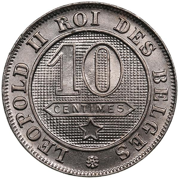 Belgium 10 Centimes 1894 - Leopold ... 