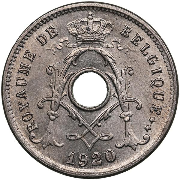 Belgium 5 Centimes 1920 - Albert I ... 