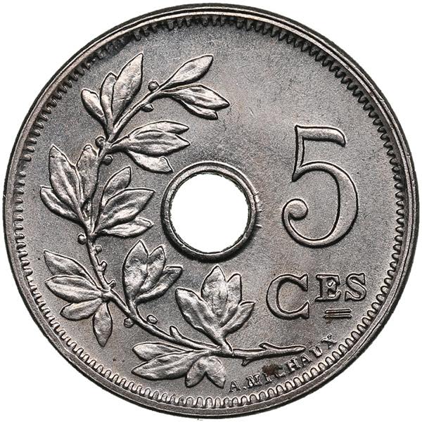 Belgium 5 Centimes 1905 - Leopold ... 