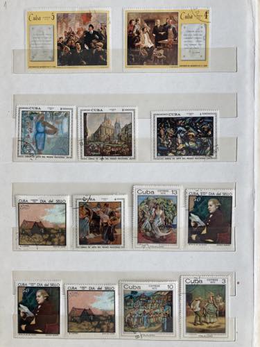 Collection of stamps: Art - ... 