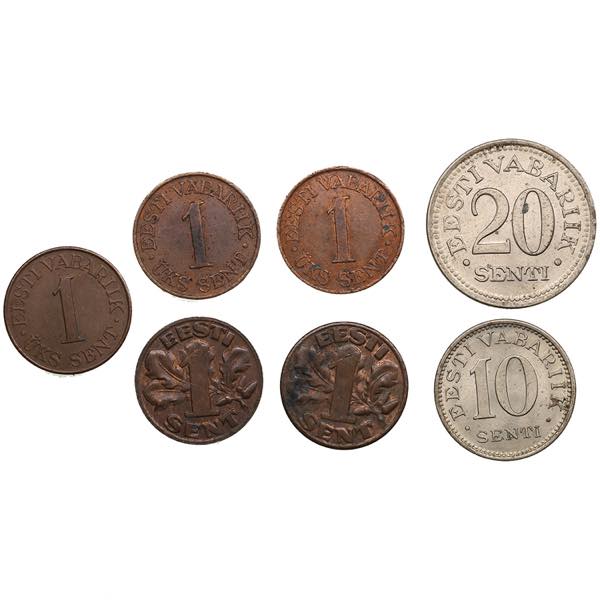 Group of coins: Estonia (7) ... 
