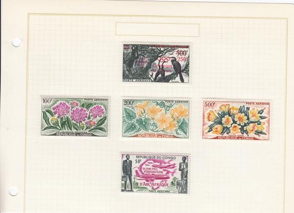 Collection of stamps: Congo & ... 