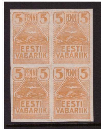 ESTONIA stamps 1919 NUMERAL DESIGN ... 