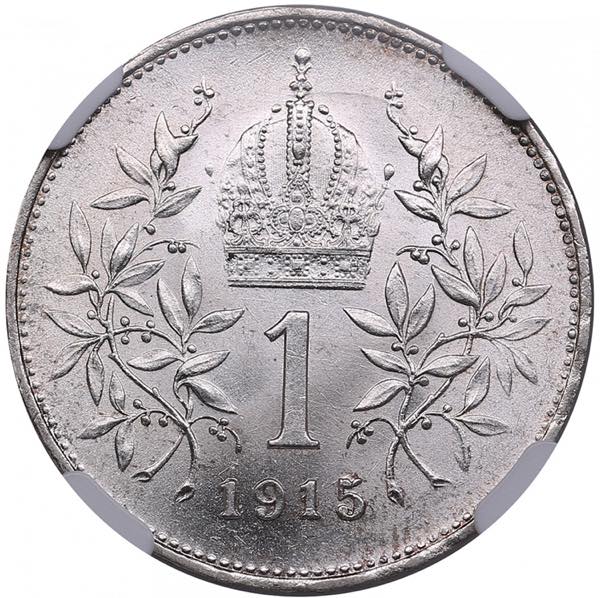 Austria 1 Corona 1915 - Franz ... 