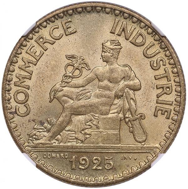 France 2 Francs 1925 - NGC MS 65 ... 