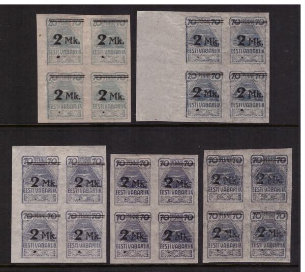 ESTONIA, Russia - Reval stamp 5 ... 