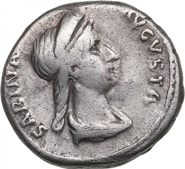 Roman Empire AR Denarius 134 AD - ... 