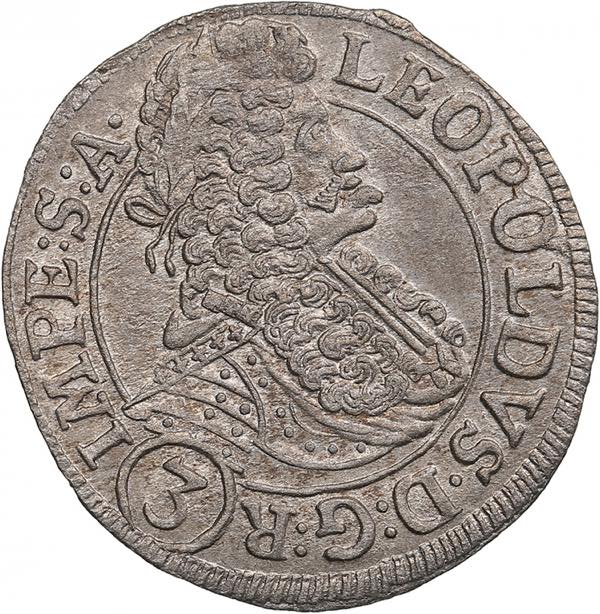 Bohemia 3 Kreuzer 1697 - Leopold I ... 