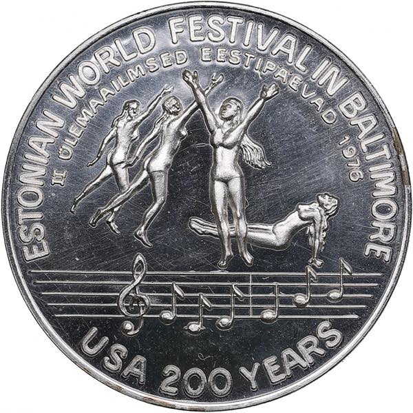 Estonia Medal 1976 - 2nd Estonian ... 