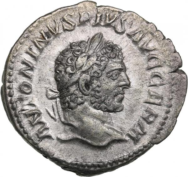 Roman Empire AR Denarius 215 AD - ... 
