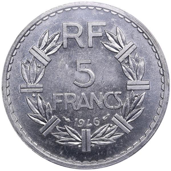 France 5 Francs 1946 - PCGS MS64 ... 