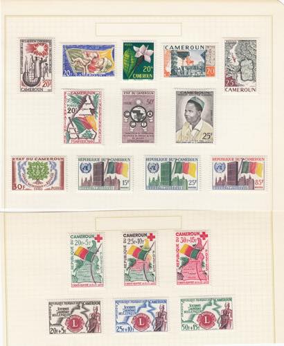 Collection of stamps - Cameroun, ... 