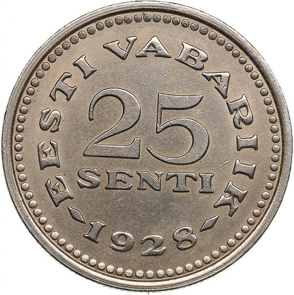 Estonia 25 Senti 1928 8.44g. ... 