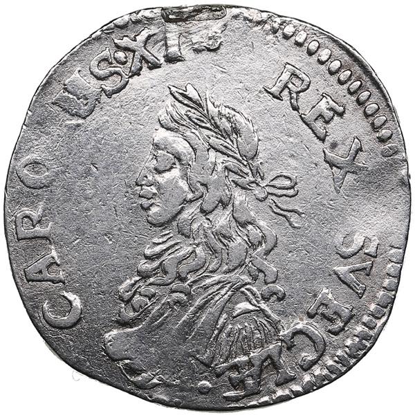 Reval (Sweden) 2 Mark 1668 - Karl ... 