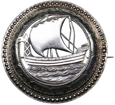 Estonia silver broch - Viking ... 