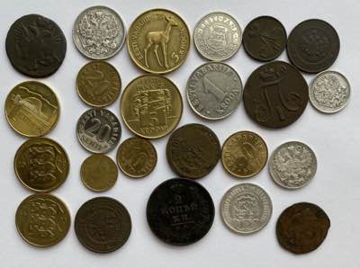 Estonia, Russia lot of coins ... 
