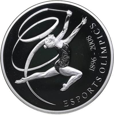 Andorra 10 dinar 2007 - Olympics ... 
