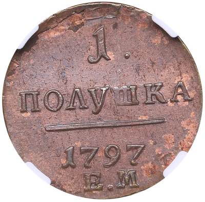 Russia Polushka 1797 ЕМ NGC MS ... 