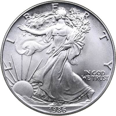 USA 1 dollar 1986
31.25g. UNC/UNC