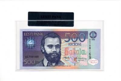 Estonia 500 krooni 1996
In bank ... 