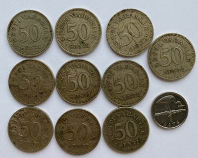 Estonia 50 senti 1936 (10) & ... 