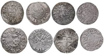 Livonian coins (8)
Riga, Reval.