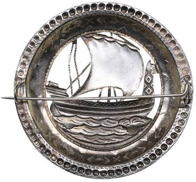 Estonia silver broch - Viking ... 