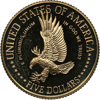 USA 5 dollars 1986
8.36 g. PROOF ... 