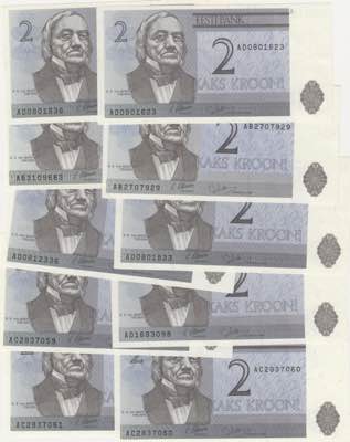 Estonia 2 krooni 1992 (20)
UNC