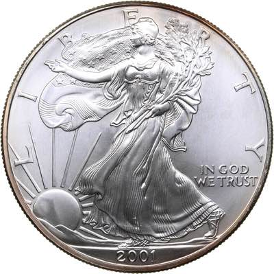 USA 1 dollar 2001
31.32 g. UNC/UNC