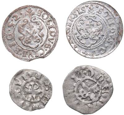 Livonian coins (4)
Dorpat, Riga.