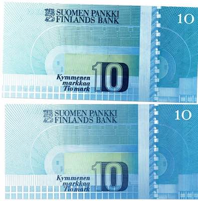 Soome 10 markkaa 1986 ... 