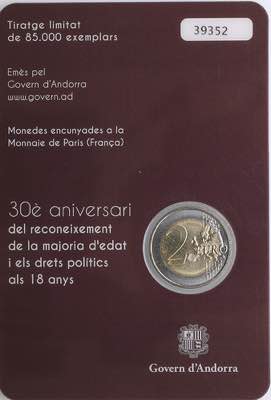 Andorra 2 euro 2015
BU