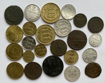Estonia, Russia lot of coins ... 
