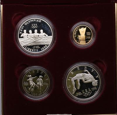 USA coins set 1995 - Olympics
Au, ... 