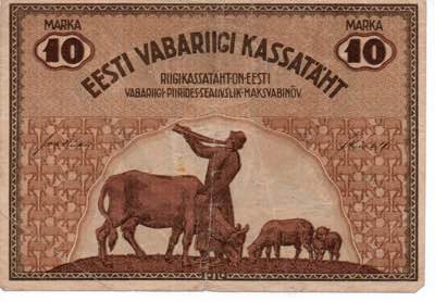 Estonia 10 marka 1919
VF-