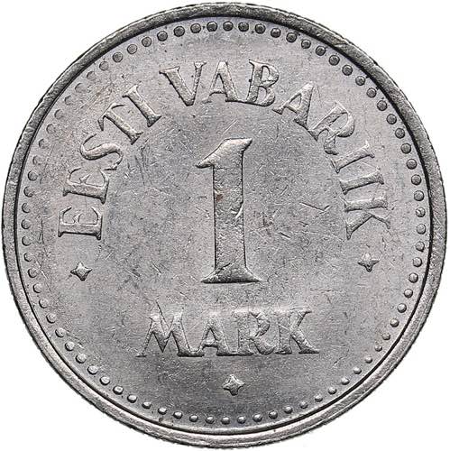 Estonia 1 mark 1922
2.58 g. AU/UNC ... 