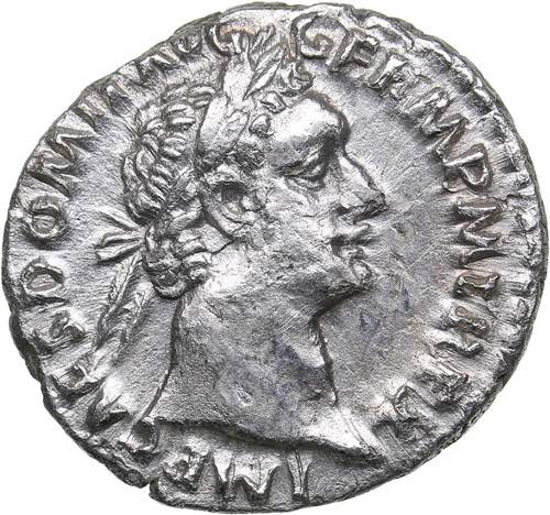 Roman Empire Denar 91 AD - ... 