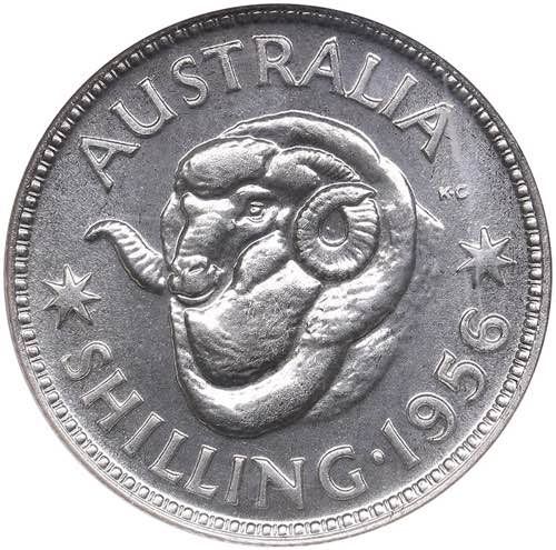 Australia 1 schilling 1956 - NGC ... 