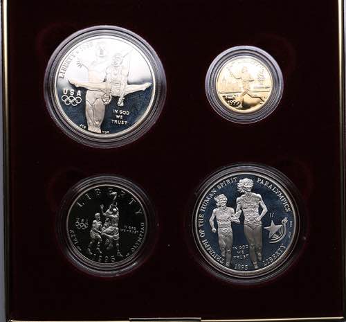 USA coins set 1995 - Olympics
Au, ... 