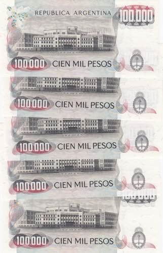 Argentina 100 000 pesos 1979-83 (5 ... 
