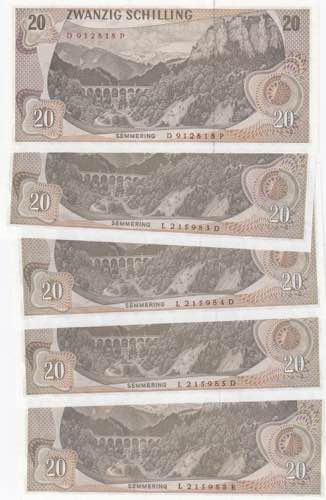 Austria 20 shillings 1967 (5 ... 