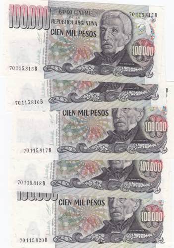 Argentina 100 000 pesos 1979-83 (5 ... 