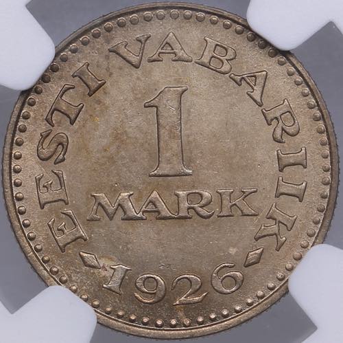Estonia 1 mark 1926 - NGC MS ... 