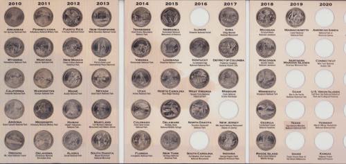 USA collection of quarter coins ... 