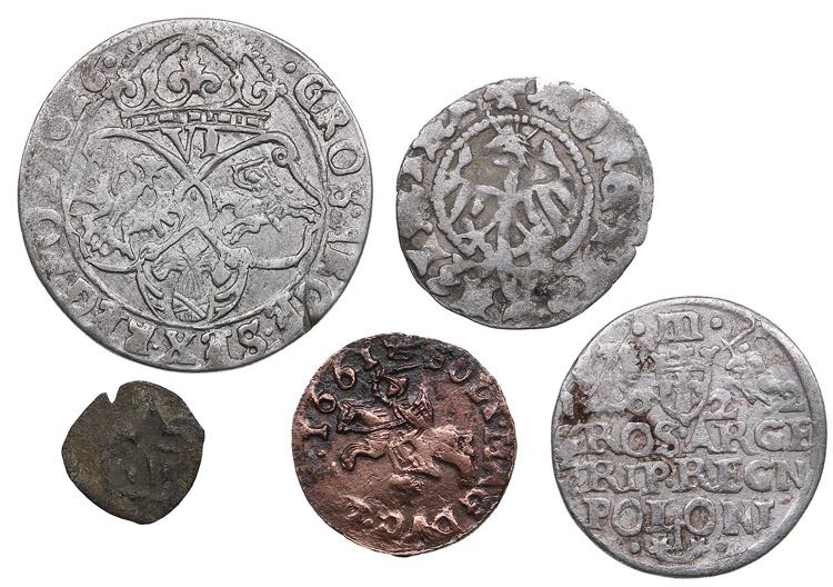 Small coll. of Poland coins ... 