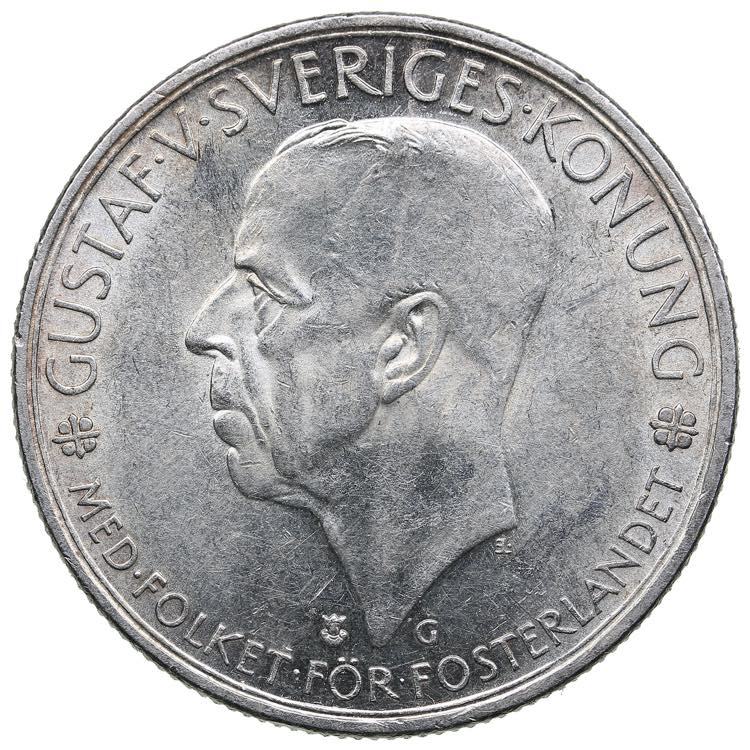 Sweden 5 kronor 1935 - Gustav V ... 