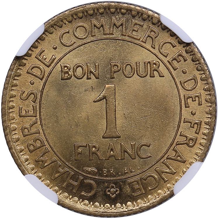 France 1 franc 1923 - NGC MS ... 