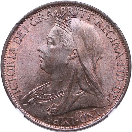 Great Britain 1 penny 1898 - NGC ... 
