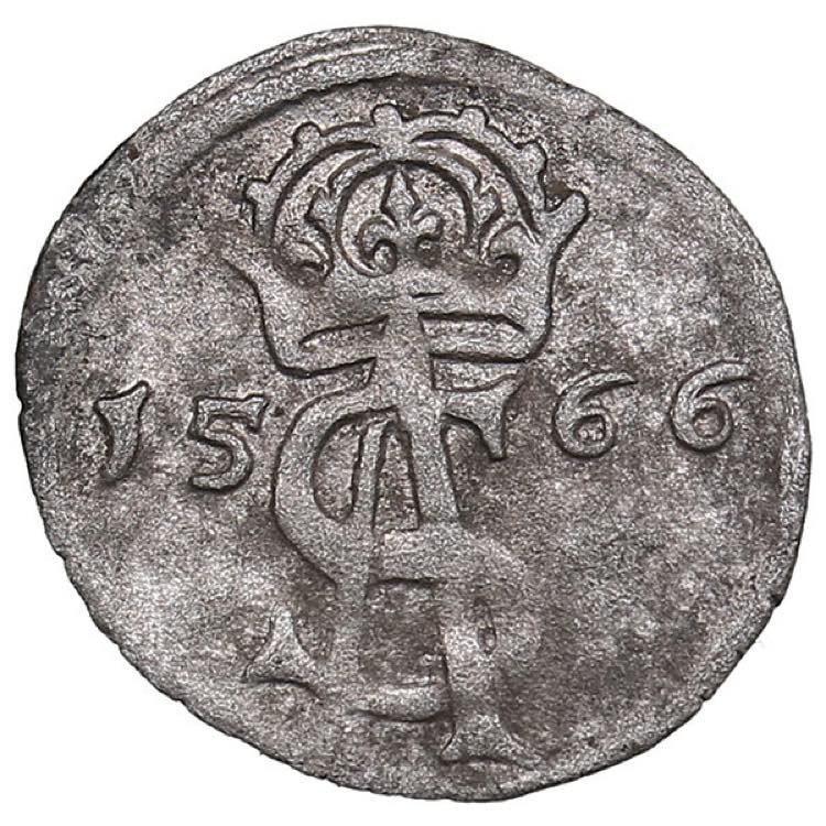 Poland-Lithuania 2 denar 1566 - ... 